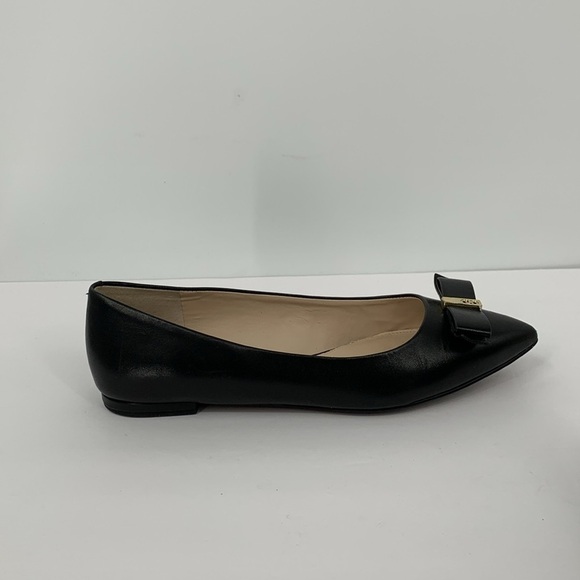 Cole Haan Shoes - Cole Haan Elsie Bow skimmer flat pointed toe shoe ballet black leather flat 6.5